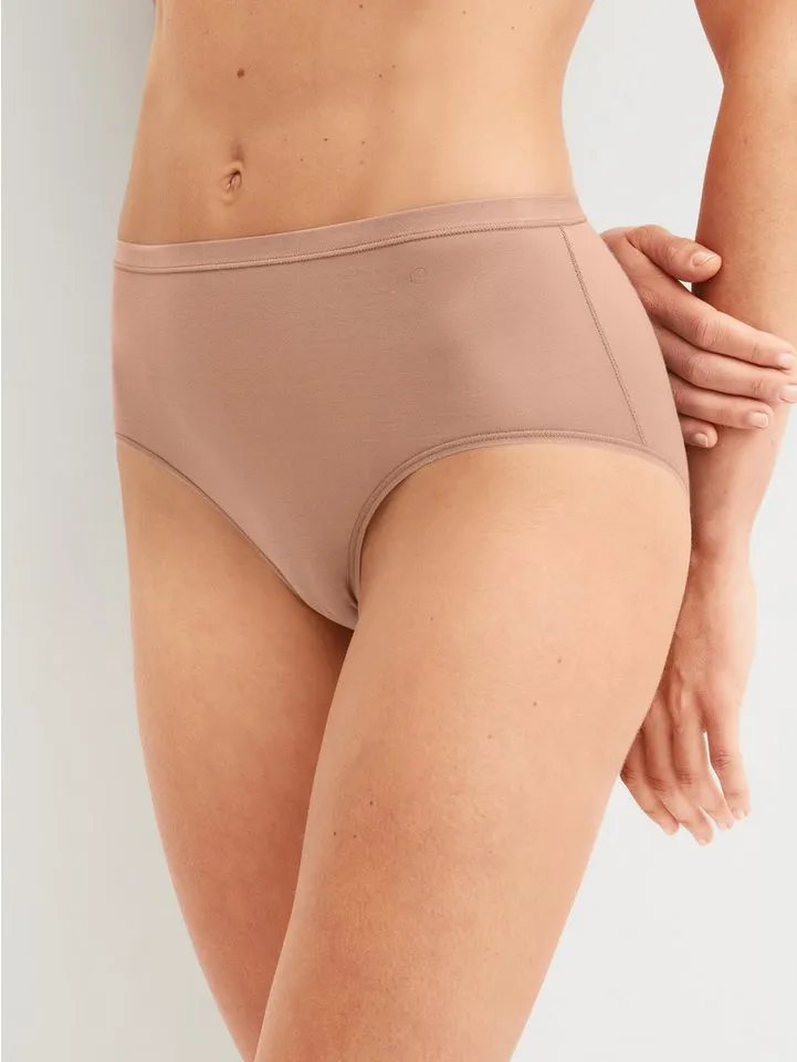 CALIDA CALIDA Slip Natural Comfort elastische, Single Jersey Qualität, Cotton-Mix, weich, pillingarm, Braun, – Produktbild 2 von 5