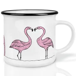LIGARTI LIGARTI Keramiktasse – Flamingoparade – Produktbild 1 von 1