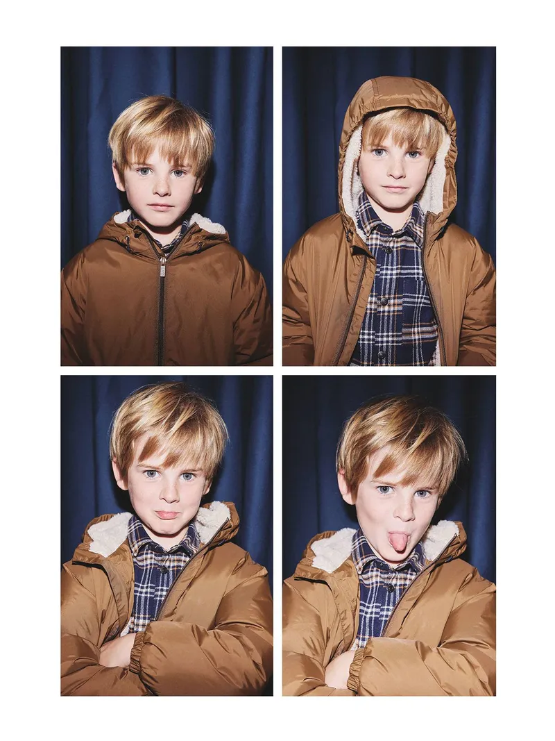 Vertbaudet Übergangsjacke mit Teddyfleecefutter Jungen, Karamell, – Produktbild 2 von 4