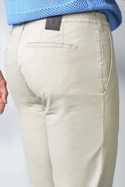 M 5 BY MEYER M 5 BY MEYER Chino mit Stretchbund, Beige (sand), – Produktbild 6 von 7