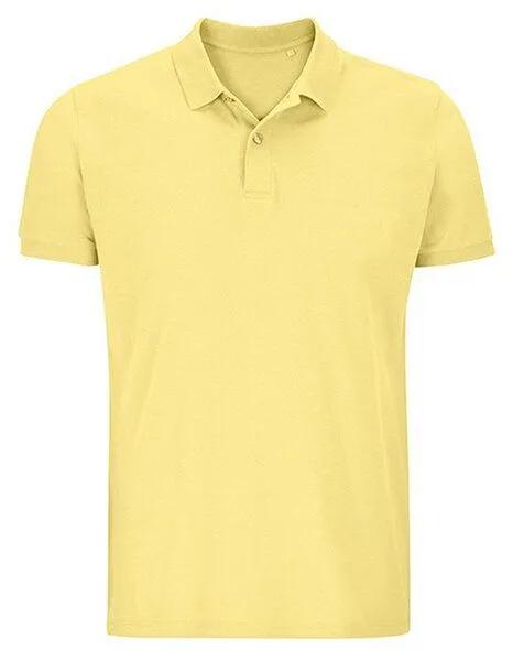 Sol's Sol's Herren Poloshirt Planet Polo Shirt Regular Bio - Baumwolle, Light yellow, – Produktbild 1 von 3