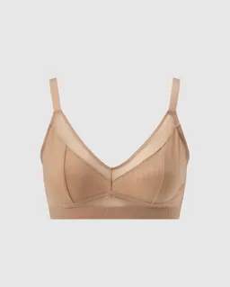 Understatement Understatement Damen vegan Bh Mesh Support Plus Warm Beige – Produktbild 1 von 1