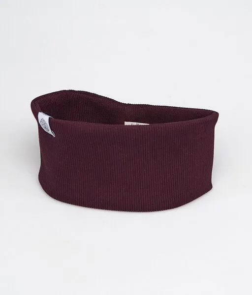 obumi obumi Stirnband Rippe Classic aus Bio Baumwolle, Burgundy, – Produktbild 4 von 4