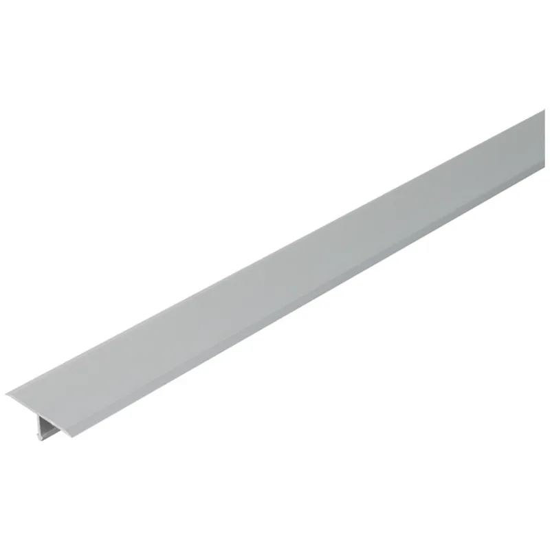 Alberts ALBERTS T-Abdeckprofil, Alu silber elox.,LxBxH 1000x15x9mm – Produktbild 1 von 1