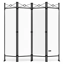 Casaria® Paravent Lucca Weiß 180x163cm – Produktbild 1 von 1