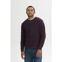 MELA MELA Herren vegan Strickpullover Ravi Elderberry Melange – Produktbild 1 von 1