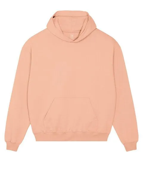 YTWOO YTWOO Oversized Unisex Hoodie mit Kängurutasche, Dry, nachhaltig, Bio-Baumwolle, Rosa, – Produktbild 1 von 3