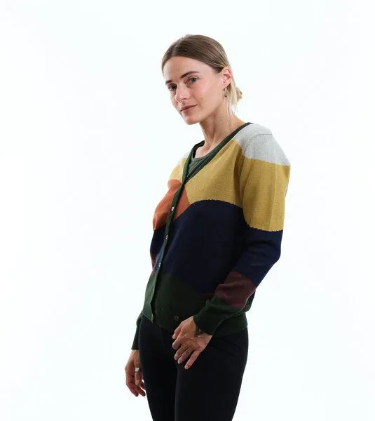 Gary Mash GARY MASH Cardigan Jodie aus Biobaumwolle, Mehrfarbig, – Produktbild 2 von 4
