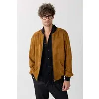 Yahmo Yahmo Herren vegan Jacke Bomber Reversible Laslo Sandelholz/Schwarz – Produktbild 1 von 1