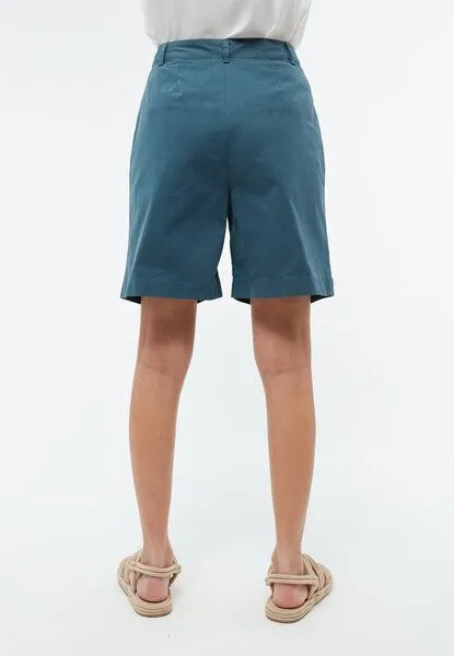 Givn Berlin Givn Berlin Shorts GBORLANDA aus Bio-Baumwoll Twill, Basalt, – Produktbild 3 von 5