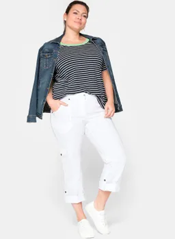 sheego Cargohose weiß – Produktbild 1 von 1