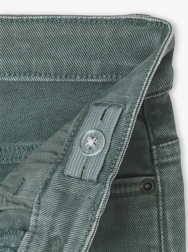 Vertbaudet Bermudas Jungen 5-Pocket-Form, Smaragdgrün, – Produktbild 3 von 3