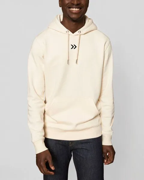 Human Family Human Family Bio Unisex Hoodie - "Skip", Natural, – Produktbild 4 von 4