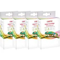 Memo memo Tintenpatronen ersetzt Canon PGI-1500 schwarz, cyan, magenta, gelb, 4er-Set – Produktbild 1 von 1