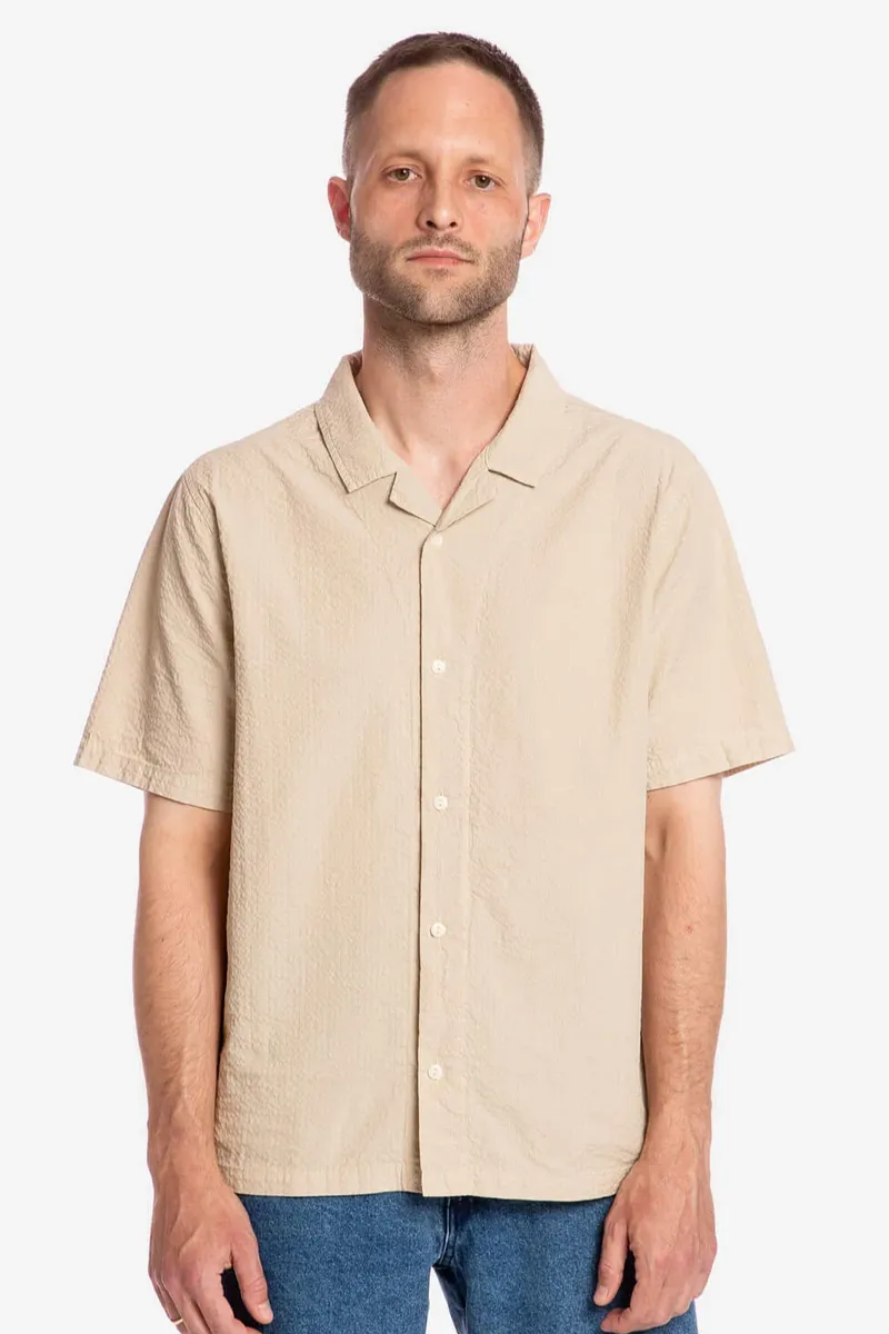 MATONA MATONA Herren vegan Shirt Bowling Sand, Beige, – Produktbild 2 von 2