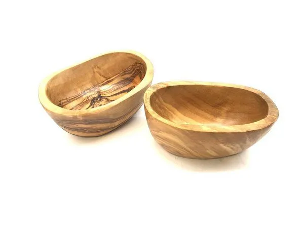 Olivenholz erleben Olivenholz erleben Tapas Schale, oval 12 - 14 cm aus Olivenholz – Produktbild 2 von 5