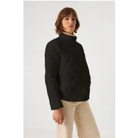 SKFK SKFK Damen vegan Jacke Eira Gepolstert Schwarz – Produktbild 1 von 1