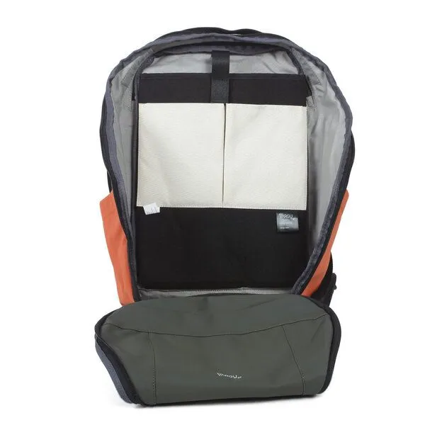 Vargu Vargu Laptop-Rucksack TEMS 1, Olive-orange, – Produktbild 4 von 4