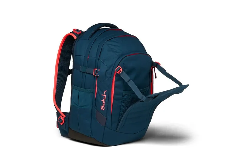 Satch Satch Schulranzen Schulrucksack MATCH Pink Phantom (1 Stück), Your-Size-System, ab 5. Klasse, Blau, – Produktbild 2 von 5