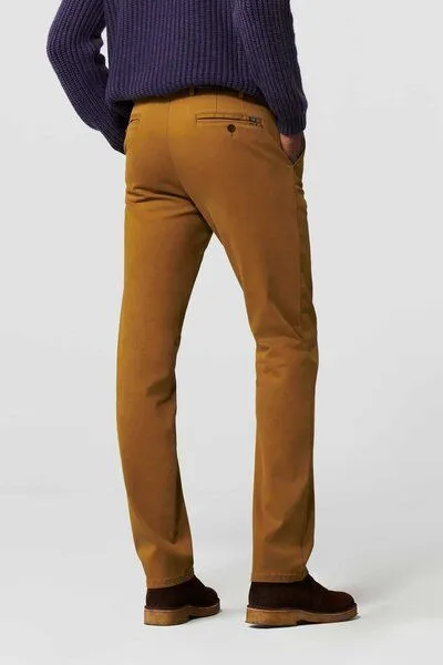 Meyer MEYER Dream Finish Stretch Flex-Chino, Beige (bernstein), – Produktbild 3 von 4