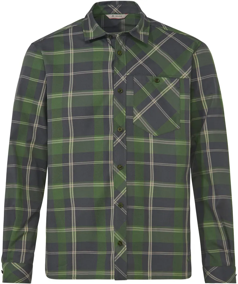 Vaude Vaude Neshan IV Herren Flanellhemd dunkelgrün XXL - Herrenshirts, -hemden & -pullover, Dunkelgrün, – Produktbild 2 von 2