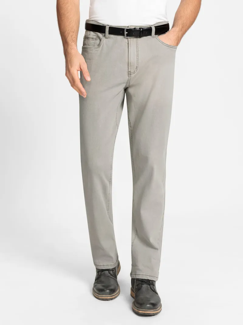marco donati 5-Pocket-Jeans light grey-denim, Light grey-denim, – Produktbild 2 von 3