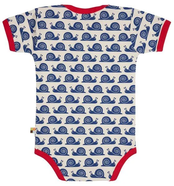 loud + proud loud + proud Babys & Kinder, Body Kurzarm, GOTS-zertifiziert, Ultramarine (blau), – Produktbild 3 von 5