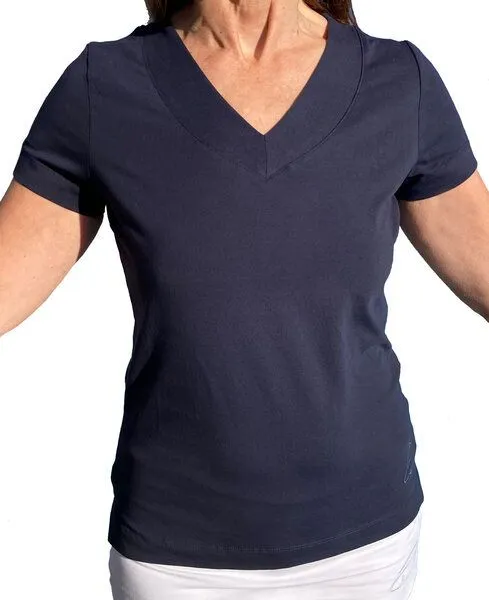 ESPARTO ESPARTO V-Shirt Farishta, Schneeweiß, – Produktbild 2 von 3
