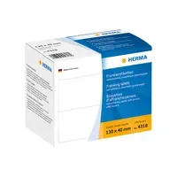 Herma Herma Franking labels - Papier - selbstklebend - weiß - 130 x 40 mm 1000 Etikett(en) (500 Bogen x 2) – Produktbild 2 von 3