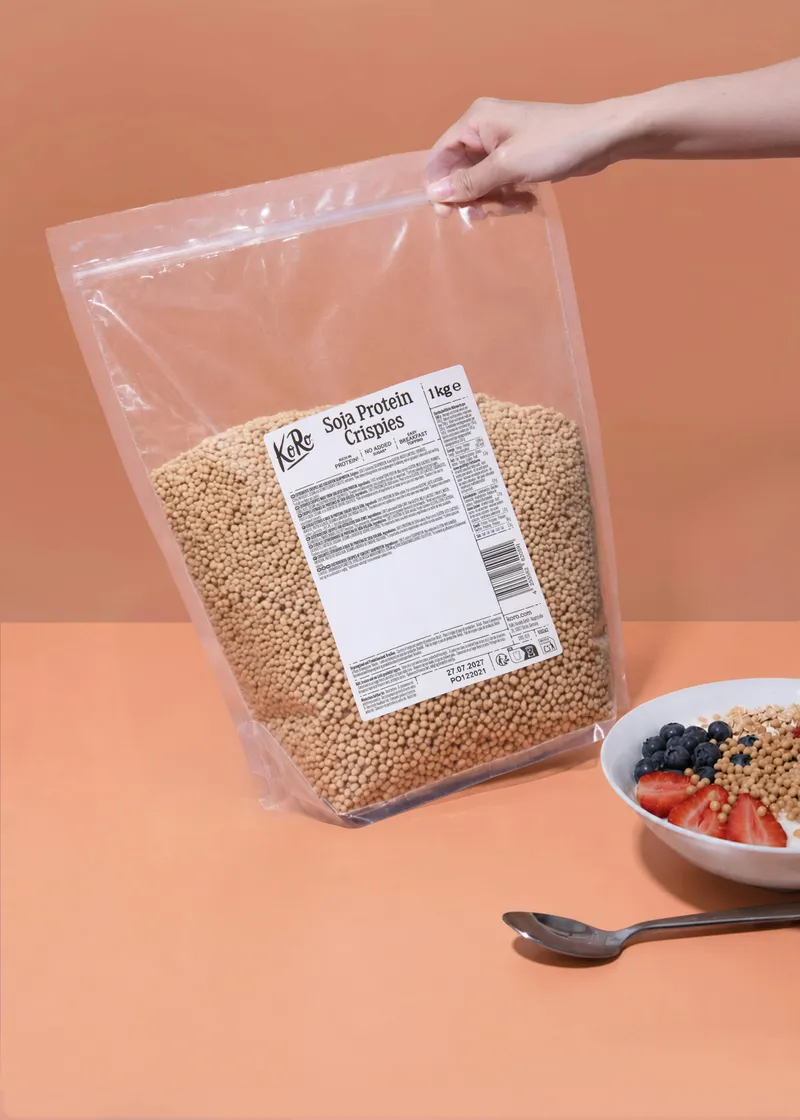 KoRo Soja Protein Crispies 90 % | 1 kg – Produktbild 3 von 5