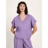 LANIUS LANIUS Blusenshirt aus Tencel Lyocell, Lila (purple haze), – Produktbild 1 von 1