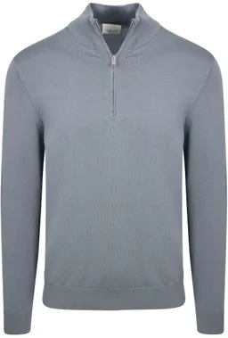 Profuomo Profuomo Half Zip Pullover Luxury Basic Blau - Größe L – Produktbild 1 von 1