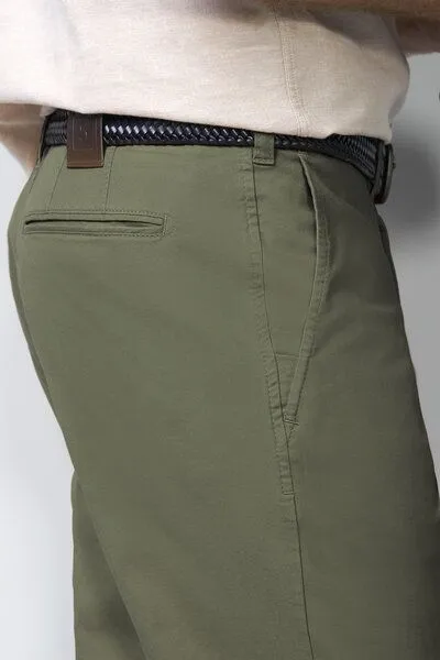 M 5 BY MEYER M 5 BY MEYER Baumwoll-Tencel Chino, Olive(grün), – Produktbild 6 von 6