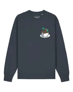 watapparel watapparel Sweatshirt Unisex Coffee waves – Produktbild 1 von 1