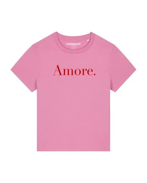 watapparel watapparel T-Shirt Frauen Amore, Bubble pink, – Produktbild 1 von 4