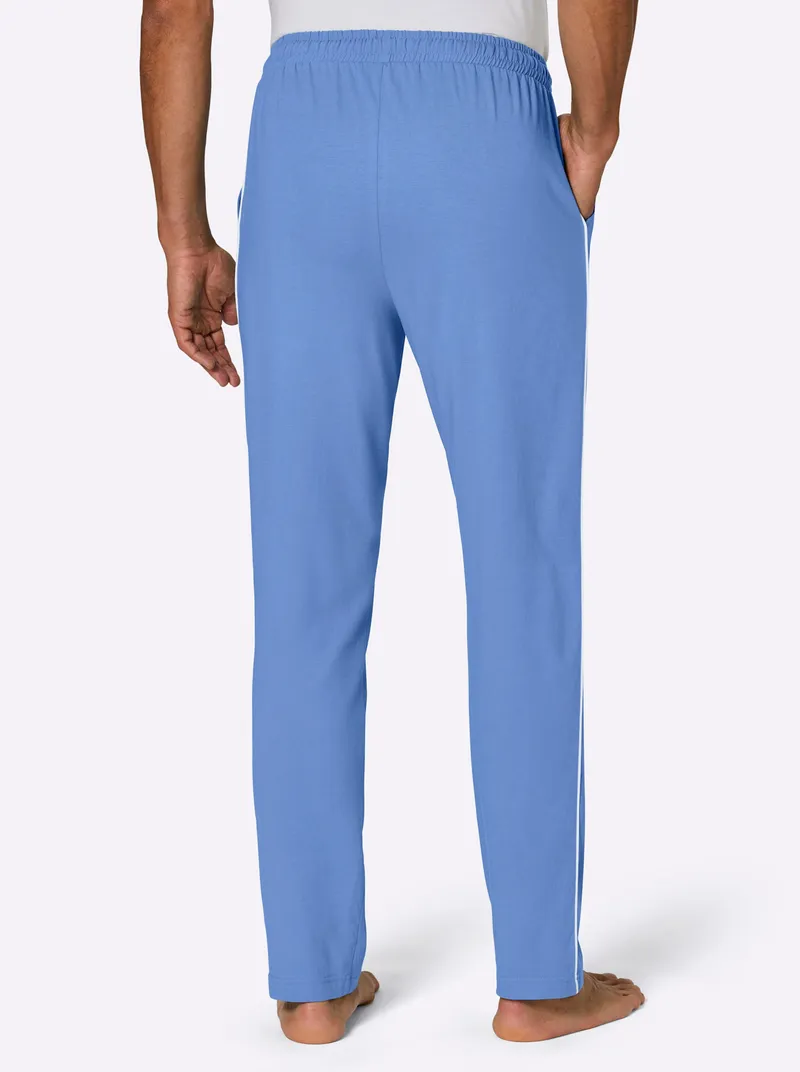 wäschepur men Hose lang mittelblau, Mittelblau, – Produktbild 2 von 2