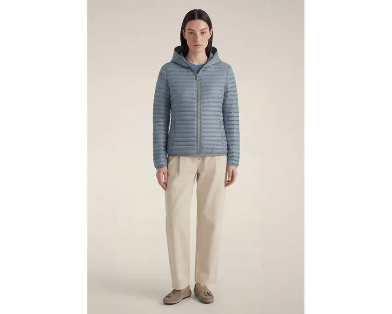 Save The Duck Save The Duck Steppjacke Alexa Damen (1-St) Winterjacke, Übergangsjacke, Windjacke, Outdoorjacke, Mantel, Blau, – Produktbild 3 von 3