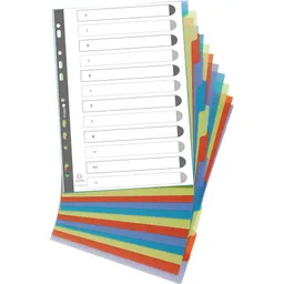 Exacompta Exacompta Register 'Forever' A4 aus Recycling-PP 12-teilig – Produktbild 1 von 1