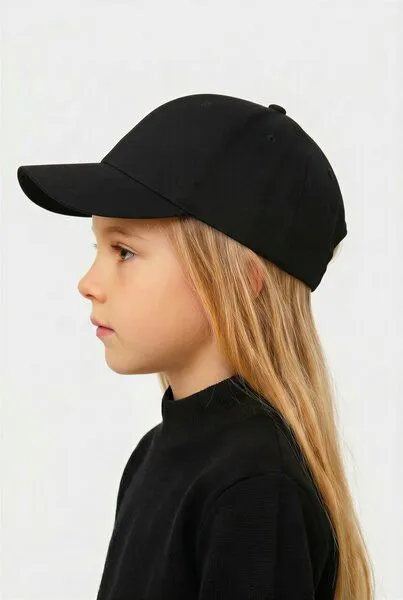 Lou-i Lou-i Kinder Cap Bio-Baumwolle, Schwarz, – Produktbild 2 von 4