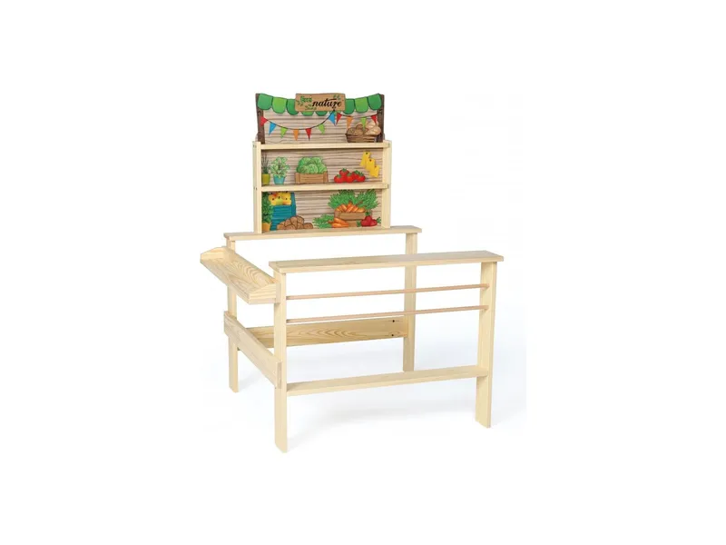 Erzi Kaufladen Bio-Markt 79 x 72 x 105 cm – Produktbild 1 von 1