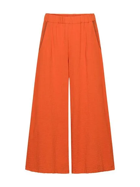 Bleed Bleed Sheersugger Hose Orange-Braun – Produktbild 2 von 4