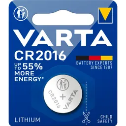 Varta Varta Lithium-Knopfzelle 'CR2016', 3V – Produktbild 1 von 1