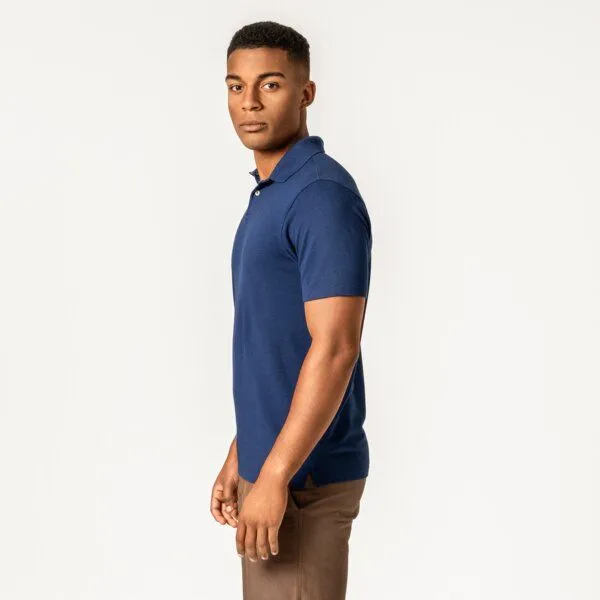 Living Crafts Living Crafts Polo-Shirt - TIRMON, Classic blue (blau), – Produktbild 3 von 3