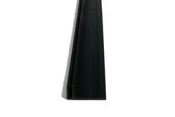 woodstore24 Basisprofil für Resysta Fassadenverkleidung Kunststoff mit Rastfunktion in schwarz , 24,5 mm (Breite), 11,9 mm (Höhe), und 2 m lang – Produktbild 1 von 1