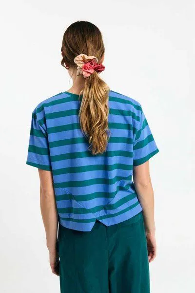 SUITE13LAB Suite13lab T-Shirt ISQUIA, Stripes green, – Produktbild 2 von 4