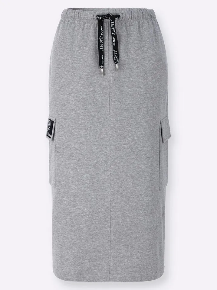 Witt Witt A-Linien-Rock Sweatrock, Grau, – Produktbild 3 von 5