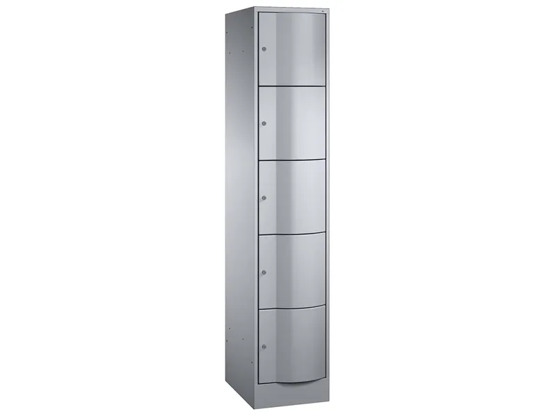 C+P C+P Schließfachschrank 1 Turm lg/lg 5er – Produktbild 1 von 1