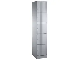 C+P C+P Schließfachschrank 1 Turm lg/lg 5er – Produktbild 1 von 1