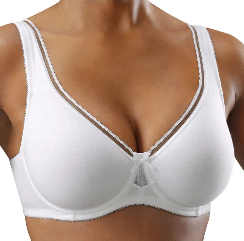 petite fleur by Lascana Minimizer-BH schwarz+weiß, Schwarz+weiß, – Produktbild 3 von 3