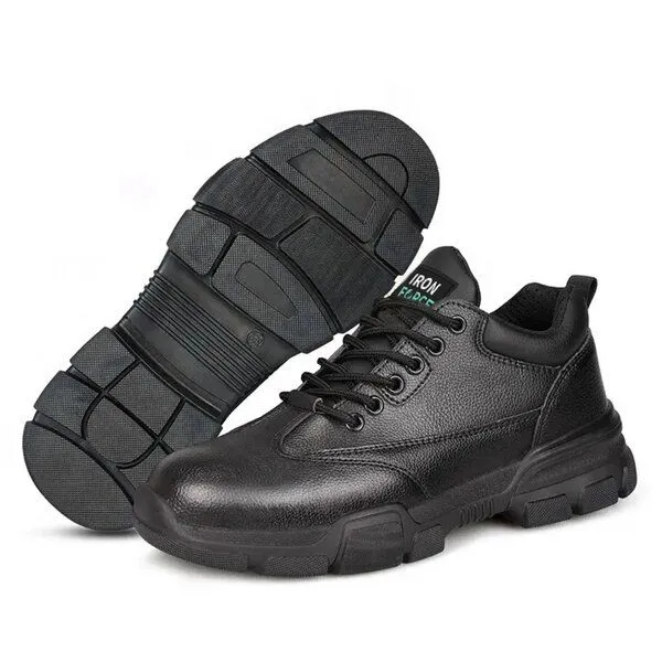 IRON FORCE IRON FORCE S3 CE ISO zertifizierte Sicherheitsschuhe vegan, Schwarz, – Produktbild 5 von 6